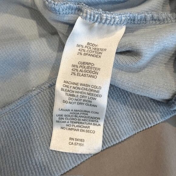 Marc New York Cozy Ribbed 1/4 Zip Sweatshirt Dusty Blue Size Large - Picture 6 of 10